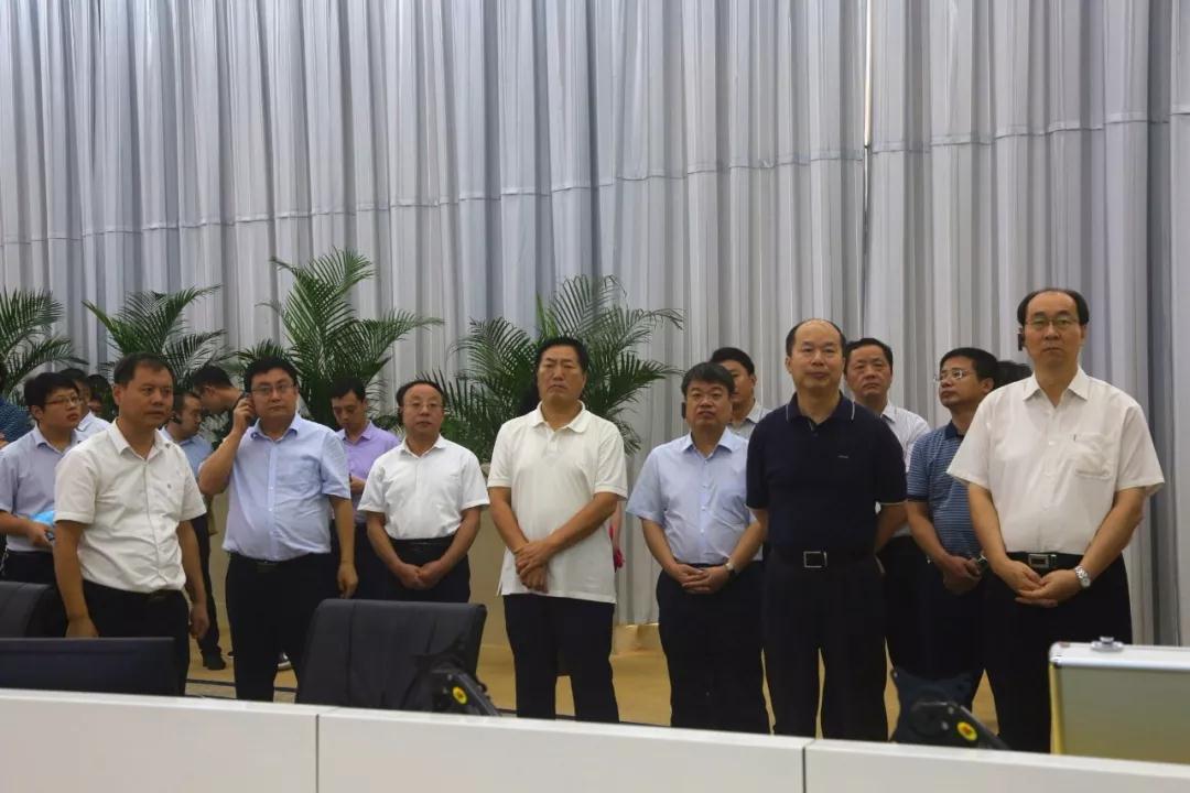 省人大常委会副主任王会勇一行到我公司检查大气污染防治工作